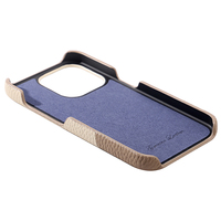 Housse de téléphone portable personnalisée en cuir de luxe étui de téléphone en cuir pleine fleur galet étui de téléphone portable en cuir pour iPhone 14 15 Pro