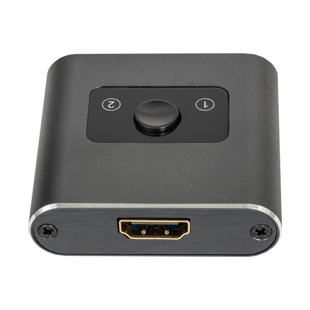 High Quality OEM ODM HD 3D for 2.0 Two-Way Switcher 2-in-1 8K for Splitter Black Aluminium Alloy 1-Year Warranty