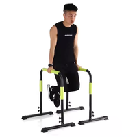 Barres de dips et barres parallèles réglables, portables, en acier, avec mousse haute densité, écologiques, durables, pour entraînement complet à domicile ZJFIT