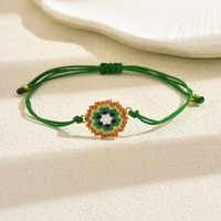 Zomerse schattige Bohemian fruit-kralen handgeweven micro-insert verstelbare Miyuki zaadkraal armband met andere plating voor dames cadeau