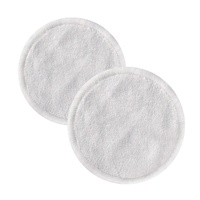 Bantalan Pembersih Wajah 3.15 ", Kosmetik Bambu Bulat Dapat Digunakan Kembali, Tas Cucian Organik, Bantalan Wajah Lembut Perempuan