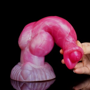 FAAK - Bolas Anales de Silicona con Ventosa, Color Rojo, Nudo Grande, Dildo para Perros, Juguetes Sexuales para Mujeres, Hombres, Unisex, Productos Eróticos, Tapón Anal - Product Image 4
