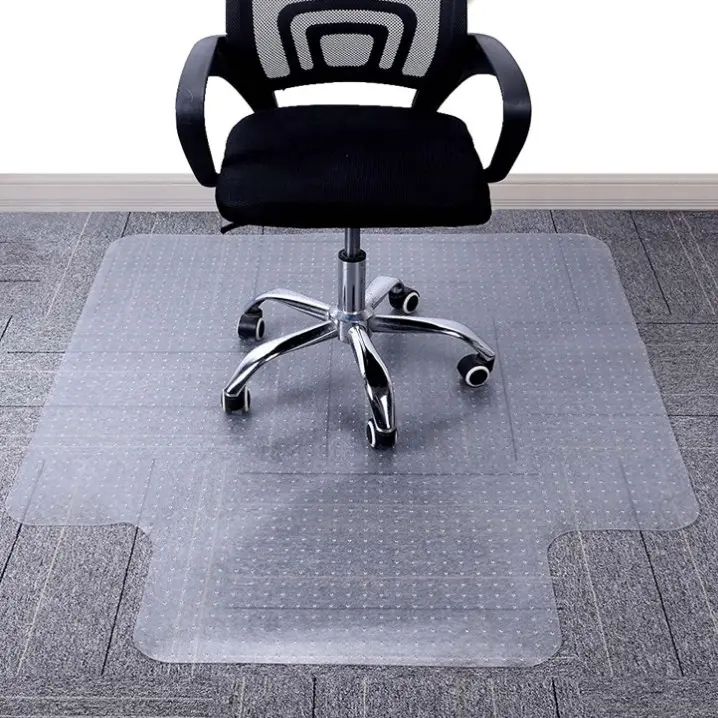 Heavy Duty Plastic Office Desk High Chair Mat For Carpet Glass Chair Mat Carpet Protector For Office Chair
