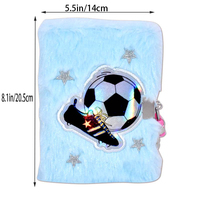 Hot Selling Animal Custom Soft Fluffy Niedliches Plüsch-Notizbuch mit Schloss und Stift für Kinder Geschenk