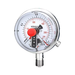 MAIRUIKESI Prix préférentiel professionnel 100mm complet en acier inoxydable Contact électrique manomètre à huile de haute qualité - Product Image 1