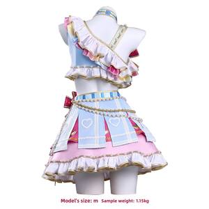 Disfraz de Cosplay de Anime para Hombre, Estilo Idol, Cheerleading, Hoshimiya Ichigo, Toki <span class=keywords><strong>Aoi</strong></span>, Faldas, Kit Seigaku Gakuen - Product Image 3