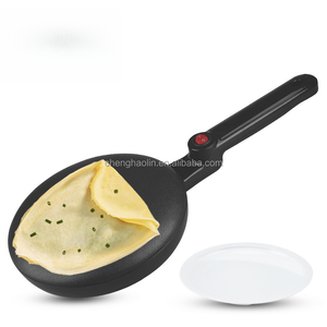 Crêpière électrique domestique 20 cm antiadhésive 650W à chauffage rapide pour rouleaux de printemps, tacos, roti, chapati, pizzas et crêpes - Product Image 3