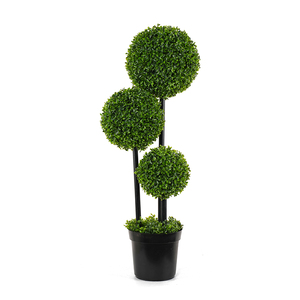 Panel de seto artificial de boj, material PE, 90 cm, resistente al agua y a los rayos UV, tapete, cuadrados para macetas, rollo en espiral, <span class=keywords><strong>Buxus</strong></span> sintético - Product Image 1