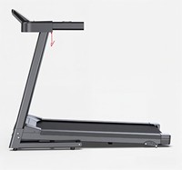 Caminadora Plegable para el Hogar con Motor Silencioso y Plataforma Amortiguadora, Capacidad de 100 kg, Pantalla LED para Ejercicio en Interiores