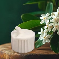 Échantillon gratuit de capuchon pour flacon cosmétique, capuchon en plastique à rabat, capuchon à rabat pour emballage de soins de la peau, capuchon en plastique à vis, bouchons à bec, capuchon pivotant