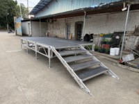 Système de treillis de scène en aluminium renforcé, treillis de stand, support d'éclairage et d'audio pour événements polyvalents