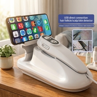 Analyseur portable intelligent de peau et de cuir chevelu pour instituts de beauté, détecteur de follicules pileux, avec poignée