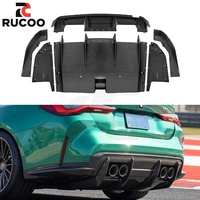 Difusor Trasero de Fibra de Carbono Estilo RSC M3 M4 para BMW G80/G81/M3/G82/G83/M4, Piezas de Auto, Alerón Trasero