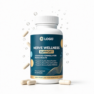 Suplemento Profesional <span class=keywords><strong>para</strong></span> el Apoyo Nervioso, Cápsulas de Ácido Alfa Lipoico, Benfotiamina y <span class=keywords><strong>Complejo</strong></span> <span class=keywords><strong>B</strong></span>, Marca Privada, Fábrica OEM - Product Image 1