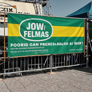 新趋势全彩印刷防水聚酯横幅，可定制尺寸和颜色，铝制旗杆，适合生日活动 - Product Image 4