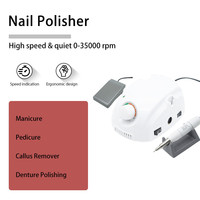 2028J Corée Original At. 3 Polisseuses à ongles électriques Champion Gel 45Krpm SH20N avec pièce à main métallique pour manucure
