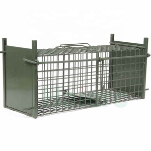 Piège à animaux Haierc, piège pliable, cages pour animaux sauvages vivants, piège pour chat sauvage, <span class=keywords><strong>coyote</strong></span>, vison - Product Image 1