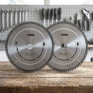 Fervi Wood Saw <b>Machines</b> with Durable Metal Discs 2.2mm Thickness 8000 RPM Ripout Features - Product Image 3
