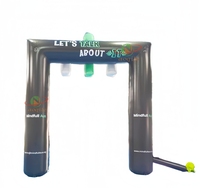 Arche gonflable aquatique extérieure colorée en bâche PVC, certifiée CE, avec pompe électrique pour structure de taille personnalisable