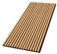 Panneaux muraux modernes en fibre de polyester de 12mm d'épaisseur Vente directe en usine Placage ignifuge et ignifuge avec son propre design