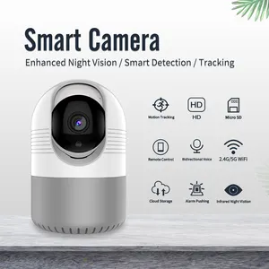 Câmera de bebê de banda dupla P2P sem fio IP com rastreamento automático Smart Home 5G de 2MP de venda imperdível