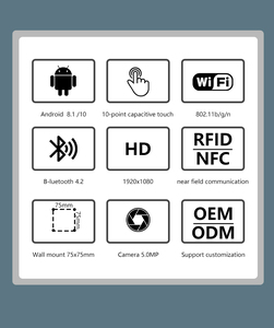 15.6 inch Digital signage <b>Android</b> <b>Tablet</b> <b>10</b> Point capacitive touch screen 4+64GB <b>Android</b> <b>10</b> with Wifi POE Kids for Business Use - Product Image 5