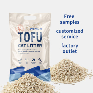 Birlikte sopa hızlı su emer hızlı çevre dostu malzemeler tozsuz çok koku Tofu kedi kumu - Product Image 1