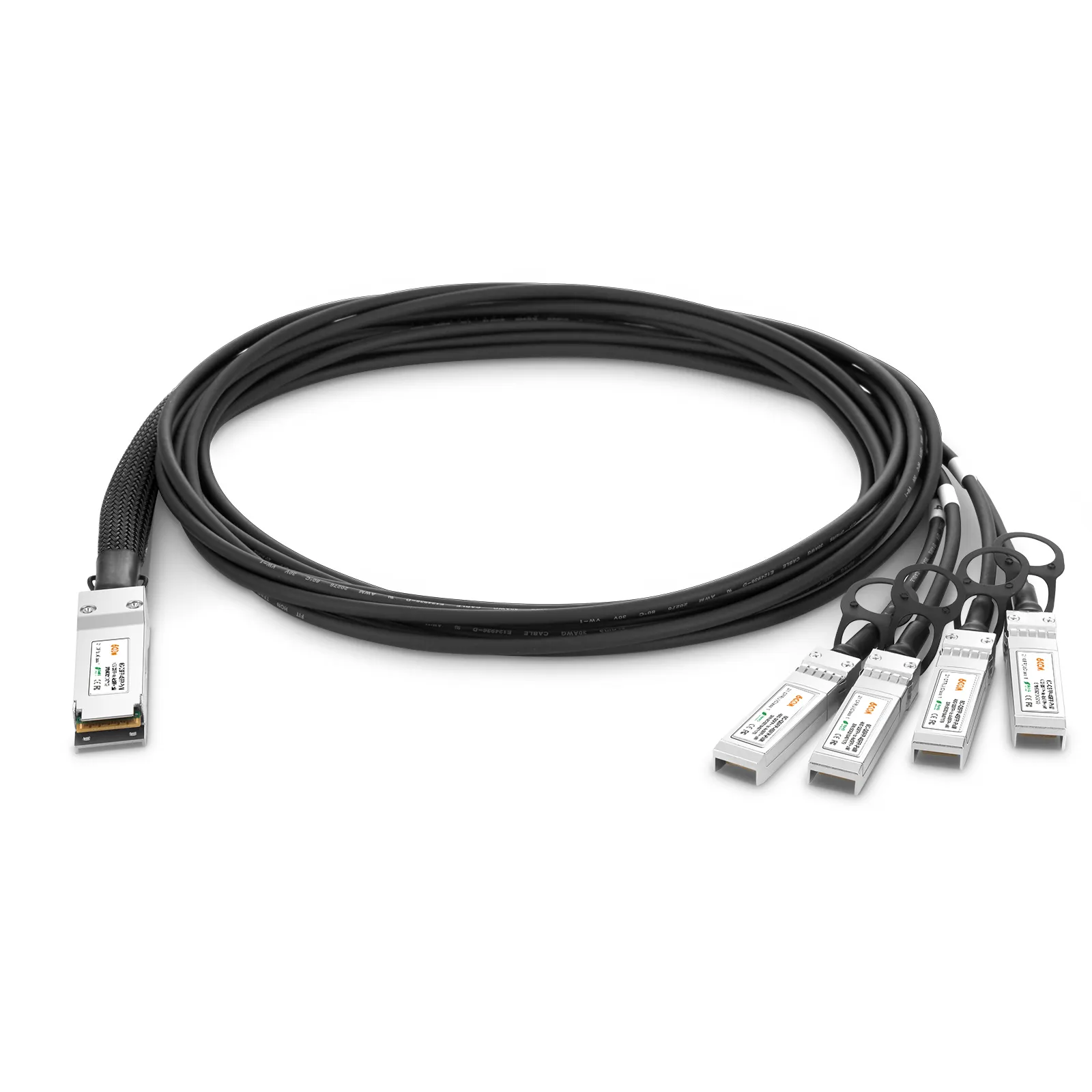 3M 40G QSFP+ to 4x10G SFP+ Passive Direct Attach Copper Breakout Cable Compatible Extreme 10321