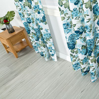 Occultant en polyester imprimé 3D métallique, étiquettes, tissu de luxe style américain, floral, prêt à poser, salon