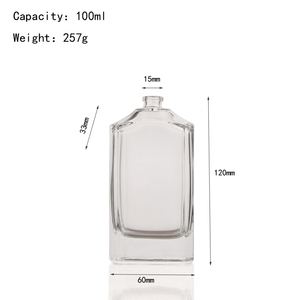 Bán Buôn Đơn Giản Design-100ml Vuông Dày-Soled Trong Suốt Rỗng Nước Hoa Phun Chai Thủy Tinh Với Chất Lượng Cao Nước Hoa <span class=keywords><strong>Atomizer</strong></span> - Product Image 5