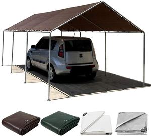 Bâches en poly marron robustes résistantes aux intempéries traitées aux UV, respirantes, style uni, modèle enduit, liquidation à prix réduit - Product Image 2