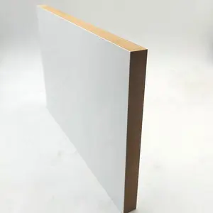 Couleur blanc crème mélamine mdf pour armoire meubles