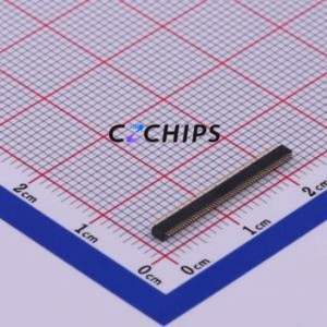 DF40C-100DP-0.4V(51) Board-to-Board & Backplane Connector SMD,P=0.4mm Connector 0.4mm Vertical Mount 2 300mA - Product Image 2