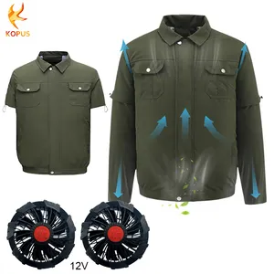 Summer Outdoor Cooling Wear Men Women Jackets Sun Protection Coat ,Electrical Fan Jacket,Air Condition Clothing