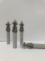 OEM taille 12mm 1/2 pouce tige carbure 2 cannelures pour le travail du bois mèche de toupie personnalisée CNC menuiserie rainurage mèches support pour ODM