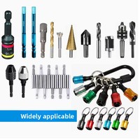 LXDTE Adaptateur de vis à changement rapide 1/4 pouce, porte-embouts de perceuse, porte-embouts SDS, rallonge porte-clés, ensemble de supports pour embouts de tournevis