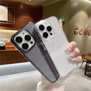 AilesTecca custodia per telefono trasparente satinato protezione fotocamera per <span class=keywords><strong>iPhone</strong></span> 15 14 13 12 <span class=keywords><strong>11</strong></span> <span class=keywords><strong>Pro</strong></span> Max <span class=keywords><strong>Cover</strong></span> <span class=keywords><strong>personalizzata</strong></span> antiurto - Product Image 1