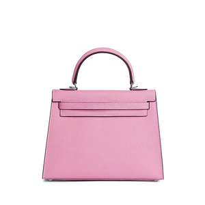 Sac fourre-tout bandoulière de créateur en cuir véritable pour femme, style urbain et simple, sac à main de bureau avec boucle et surpiqûres - Product Image 1