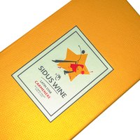 Caja de Regalo Magnética Personalizada de Alta Gama para Whisky, Vino, Vodka y Tequila, Caja Rectangular Rígida de Cartón con Inserto