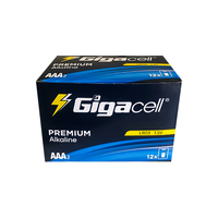 Piles alcalines personnalisables avec logo, qualité supérieure, 1,5 V, LR03, piles triples A, piles AAA