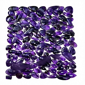 Ametyste naturelle cabochon, formes variées, pierres précieuses en vrac, violettes, polies, calibrées, haute qualité, RUHAN GEMS, pour la fabrication de bijoux et bagues - Product Image 2