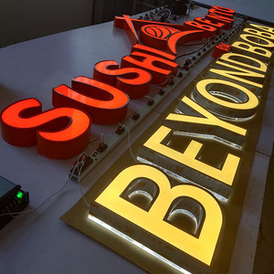Insegna 3D per Attività Commerciali, Logo Illuminato per Edifici, Insegna LED Bifacciale per Negozi con Lettere Luminose a Canale - Product Image 2