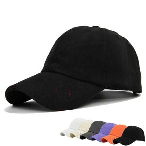 Solid Color Wool-Like Baseball Cap with Stitched Detail Fashionable Sun Protection <b>Hat</b> for Spring,Adjustable Snapback Men &Women - Product Image 1