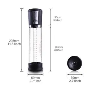 OEM ODM Electric Auto Sex Toys Warm Water Enlargement Penis Pump Penis Developer Dick Pump Sleeve For Men