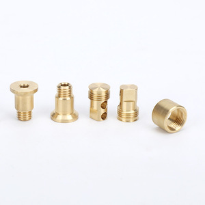 Pièces de raccordement filetées usinées sur commande en laiton CNC pour équipement électronique, service OEM ODM - Product Image 5