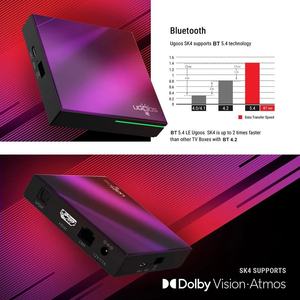Ugoos เดิม SK4 amlogic S905X5M-J สมาร์ท Android 14กล่องทีวี4GB + 64GB 4K สำหรับเครื่องเสียง AI-SR AV1 HDR 10 + Set Top <span class=keywords><strong>Box</strong></span> - Product Image 4