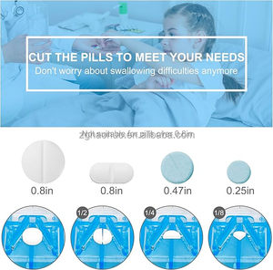 Taglia Pillole Portatile, Kit per Dividere e Conservare le Compresse, Scatola Portapillole con Taglia Pillole, Frantumatore di Pillole da Viaggio - Product Image 6