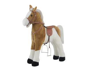 扬州工厂专业定制颜色混合毛绒站着马与真正的马声音和疾驰 sound-113cm 高
