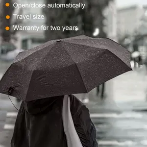 Customized Fully-automatic Sunny Rainy Umbrella Windproof Three-folding Personalized Custom Logo Umbrella For Trendsetter