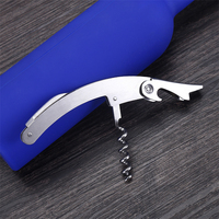 WELLFLYER WK-066 Accessoires pour le vin de haute qualité 3pcs Tire-bouchon Ouvre-bouteille Logo personnalisable Cadeau Coupe-feuille de vin Verseur de vin